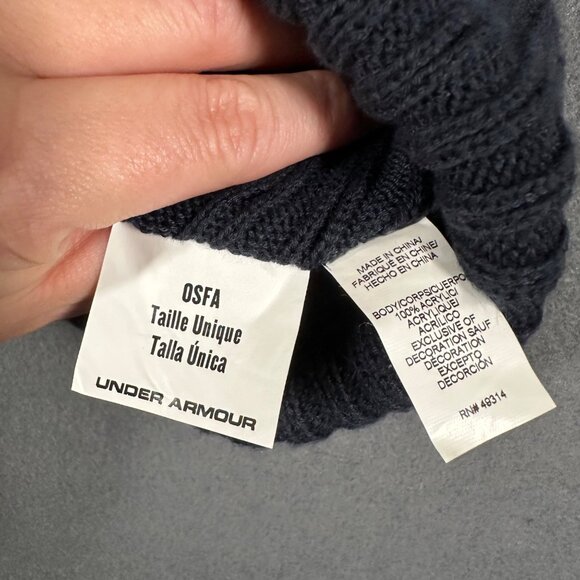 Auburn Tigers Unisex OSFA Under Armour Lot of 2 Pom Beanie Hats Pull On - Picture 6 of 6